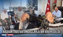 Başkan Tavlı Vatandaşlarla Bir Araya Geldi