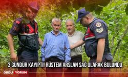 3 Gündür Kayıptı! Rüstem Arslan Sağ Olarak Bulundu