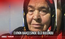 Evinin Bahçesinde Ölü Bulundu