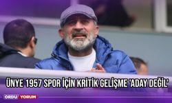 Ünye 1957 Spor İçin Kritik Gelişme 'Aday Değil'