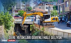 Dere Yatakları Güvenli Hale Geliyor