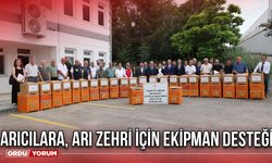 Arıcılara, Arı Zehri İçin Ekipman Desteği