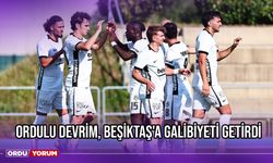 Ordulu Devrim, Beşiktaş'a Galibiyeti Getirdi