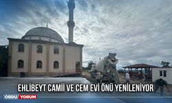 Ehlibeyt Camii Ve Cem Evi Önü Yenileniyor