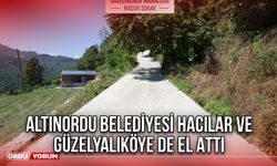 Altınordu Belediyesi Hacılar ve Güzelyalıköye de El Attı