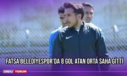 Fatsa Belediyespor'da 8 Gol Atan Orta Saha Gitti