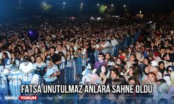 Fatsa Unutulmaz Anlara Sahne Oldu