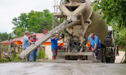Fatsa’da İki Mahallenin Yolu Beton Oldu