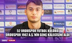 52 Orduspor Futbol Kulübü, Orduspor 1967 A.Ş.'nin Genç Kalecisini Aldı