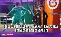 Ordulu Futbolcu Galatasaray'ı Paylaşınca Konyaspor'dan Gönderildi