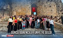 Gürcü Öğrenciler Ünye'ye Geldi