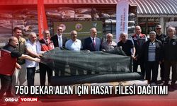 750 Dekar Alan İçin Hasat Filesi Dağıtımı