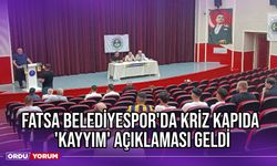 Fatsa Belediyespor'da Kriz Kapıda, 'Kayyım' Açıklaması Geldi