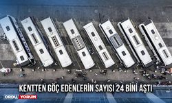 Kentten Göç Edenlerin Sayısı 24 Bini Aştı