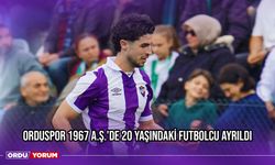 Orduspor 1967 A.Ş.'de 20 Yaşındaki Futbolcu Ayrıldı