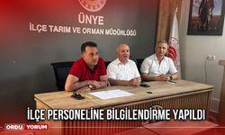 İlçe Personeline Bilgilendirme Yapıldı