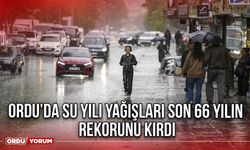Ordu’da Su Yılı Yağışları Son 66 Yılın Rekorunu Kırdı