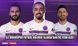 52 Orduspor Futbol Kulübü 'Aliağa'dan Üç İsim Aldı