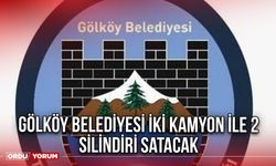 Gölköy Belediyesi İki Kamyon ile 2 Silindiri Satacak
