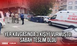 Yer Kavgasında 3 Kişiyi Vurmuştu: Sabah Teslim Oldu