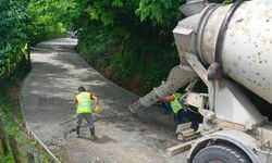 Ordu ve Samsun’u Birleştiren Yola Beton