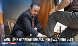 Şanlıtürk Ayakkabı Boyacısının Tezgâhına Geçti
