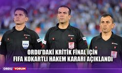 Ordu'daki Kritik Final İçin FIFA Kokartlı Hakem Kararı Açıklandı