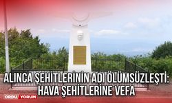 Alınca Şehitlerinin Adı Ölümsüzleşti: Hava Şehitlerine Vefa