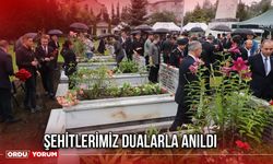 Şehitlerimiz Dualarla Anıldı