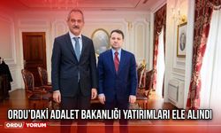Ordu’daki Adalet Bakanlığı Yatırımları Ele Alındı