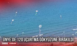 Ünye’de 120 Uçurtma Gökyüzüne Bırakıldı