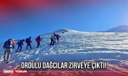 Ordulu Dağcılar Zirveye Çıktı!