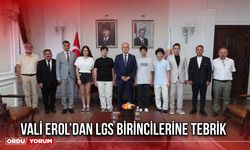 Vali Erol’dan LGS Birincilerine Tebrik