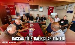 Başkan Titiz, Balıkçıları Dinledi