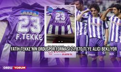 Fatih Tekke'nin Orduspor Forması 21.870 TL'ye Alıcı Bekliyor