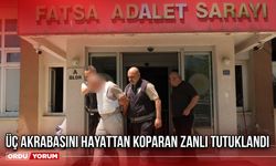 Üç Akrabasını Hayattan Koparan Zanlı Tutuklandı