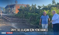 Ünye'de Ulaşım İçin Yeni Hamle