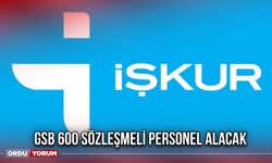 GSB 600 Sözleşmeli Personel Alacak