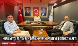 Hürriyetçi Eğitim Sen'den CHP ve İYİ Parti'ye Eğitim Ziyareti