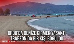 Ordu'da Denize Girmek Yasaktı Trabzon'da Bir Kişi Boğuldu