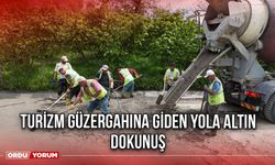 Turizm Güzergahına Giden Yola Altın Dokunuş