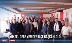 Yüksel Dere Yeniden İlçe Başkanı Oldu