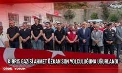 Kıbrıs Gazisi Ahmet Özkan Son Yolculuğuna Uğurlandı