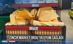 Zincir Market Ordu'ya Uyum Sağladı