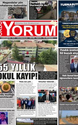 Ordu Yorum Gazetesi | Ordu'nun En Güncel Haber Gazetesi - 23.05.2023 Manşeti