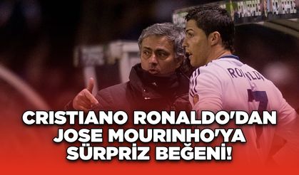 Cristiano Ronaldo'dan Jose Mourinho'ya Sürpriz Beğeni!