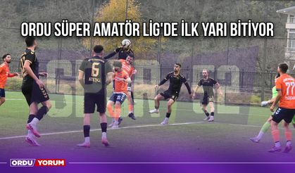 Ordu Süper Amatör Lig'de İlk Yarı Bitiyor