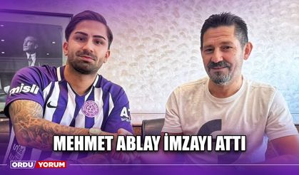 Mehmet Ablay İmzayı Attı