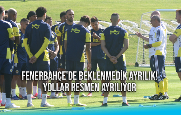 Fenerbahçe'de Beklenmedik Ayrılık! Yollar Resmen Ayrılıyor