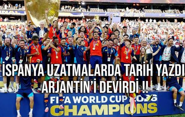 İspanya Uzatmalarda Tarih Yazdı! Arjantin’i Devirdi!